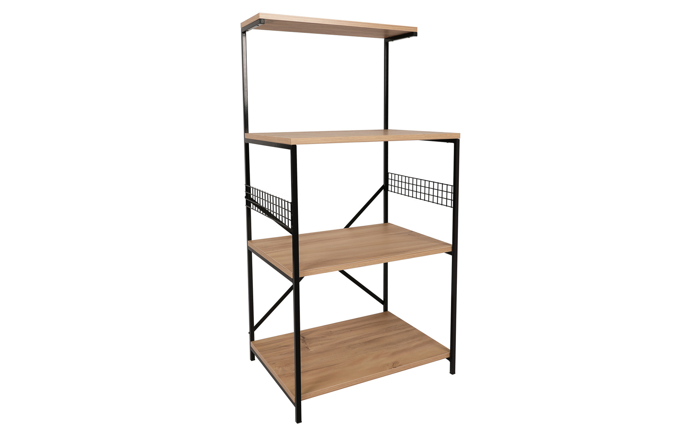 Etajera Anemon, pin + negru  7